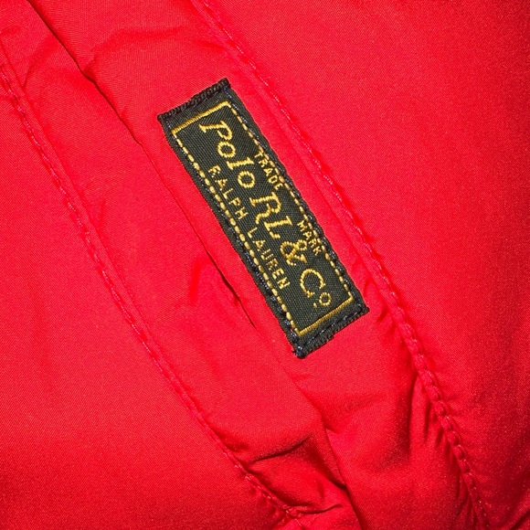 RALPH LAUREN POLO, REVERSIBLE RED/BLACK, BOY’S DOWN WINTER/SKI VEST    Size: 6/8 - Picture 8 of 13